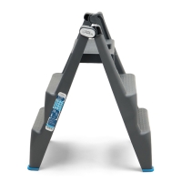 Стремянка пластиковая Степ ( серая )