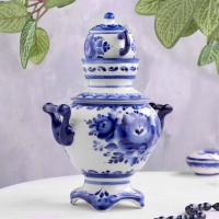 Сувенир &laquo;Самовар&raquo;, 23 см, гжель