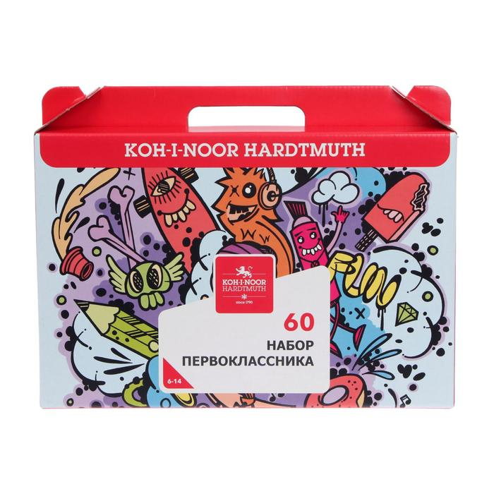 Набор первоклассника Koh-I-Noor, 60 предметов Набор первоклассника Koh-I-Noor, 60 предметов