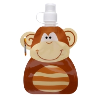 Фляжка для воды детская, 280 мл "Обезьянка", 22 х 12 см Фляжка для воды детская, 280 мл "Обезьянка", 22 х 12 см