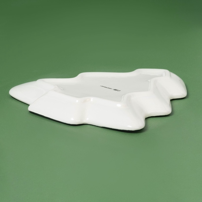 Тарелка новогодняя Доляна «Василиск», 21×20,2 см, ручная роспись Тарелка новогодняя Доляна «Василиск», 21×20,2 см, ручная роспись