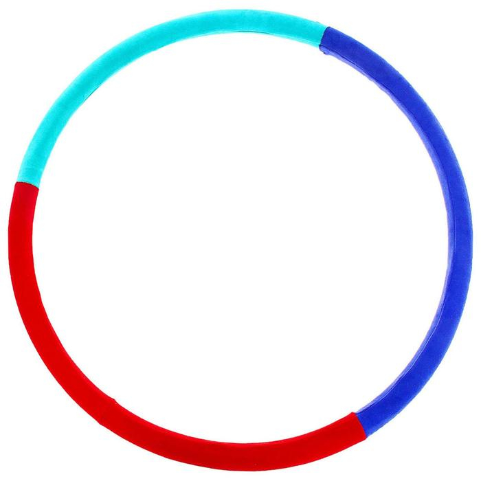 Обруч утяжелённый ONLYTOP «Идеальный силуэт», d=80 см, 1,8 кг, цвета МИКС Обруч утяжелённый ONLYTOP «Идеальный силуэт», d=80 см, 1,8 кг, цвета МИКС