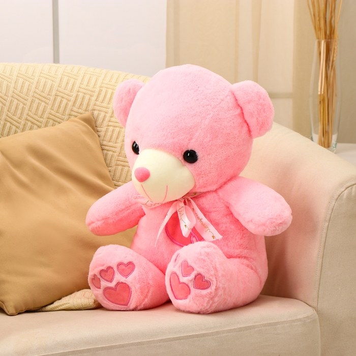 Мягкая игрушка «Мишка», 45 см, цвет розовый Мягкая игрушка «Мишка», 45 см, цвет розовый