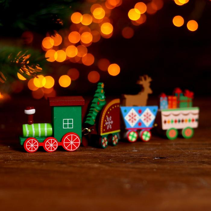 Настольный декор «Поезд» 20 см, МИКС Настольный декор «Поезд» 20 см, МИКС