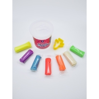 Тесто для лепки в банке 7 цветов по 15 г + формочка Тесто для лепки в банке 7 цветов по 15 г + формочка