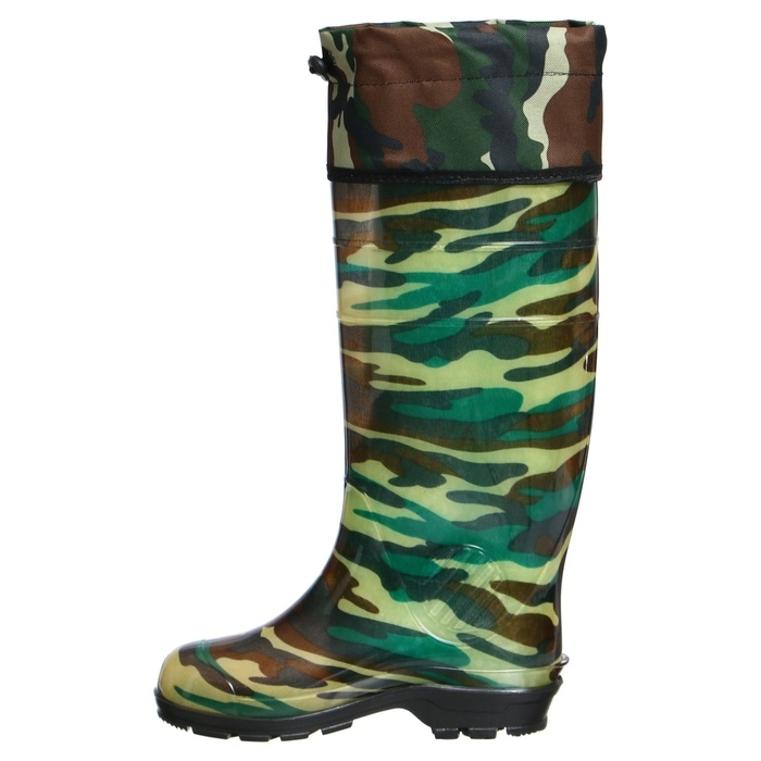 Сапоги мужские С-25РМ, ПВХ, камуфляж, размер 42