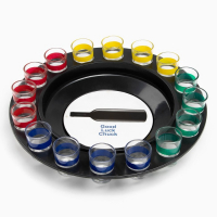 Алкогольная игра для компании "Пьяная Бутылочка", d-30 см, 16 стопок Алкогольная игра для компании "Пьяная Бутылочка", d-30 см, 16 стопок