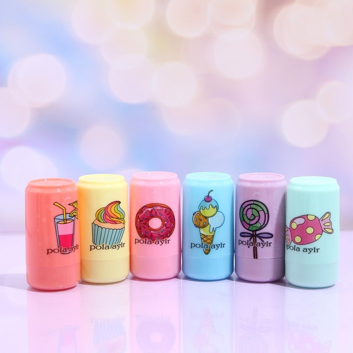 Бальзам для губ &laquo;Крутая газировка&raquo;, микс цветов и запахов