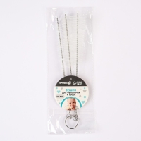 Набор ёршиков для бутылочек и сосок, 4 шт., цвет МИКС, 20 см, Крошка Я Набор ёршиков для бутылочек и сосок, 4 шт., цвет МИКС, 20 см, Крошка Я