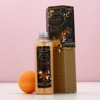 Подарочный набор косметики новогодний &laquo;Исполнения желаний!&raquo;, соль для ванны 220 г и бомбочка для ванны 130 г, Новый Год