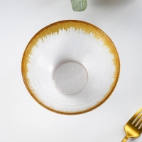 Салатник стеклянный &laquo;Бурлеск&raquo;, 600 мл, d=15 см