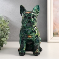 Сувенир полистоун "Бульдог. Джунгли" 13х15,5х21,5 см