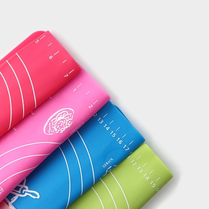 Коврик для выпечки с разметкой Доляна «Эрме», силикон, 28×25,5 см, цвет МИКС Коврик для выпечки с разметкой Доляна «Эрме», силикон, 28×25,5 см, цвет МИКС