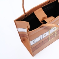 Сумка женская, тоут на молнии, цвет коричневый Сумка женская, тоут на молнии, цвет коричневый