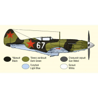 Сборная модель-самолёт &laquo;Истребитель Александра Покрышкина&raquo; Ark models, 1/48, (48015)