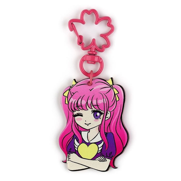 Брелок для ключей детский, аниме «Девочка», 3,5 х 10 см Брелок для ключей детский, аниме «Девочка», 3,5 х 10 см