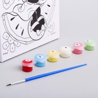 Картина по номерам для детей, 21х15 см, Минни Маус Картина по номерам для детей, 21х15 см, Минни Маус