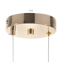 Светильник BayerLux "Бабочки" LED 38Вт золото 49х16х52,5-150 см