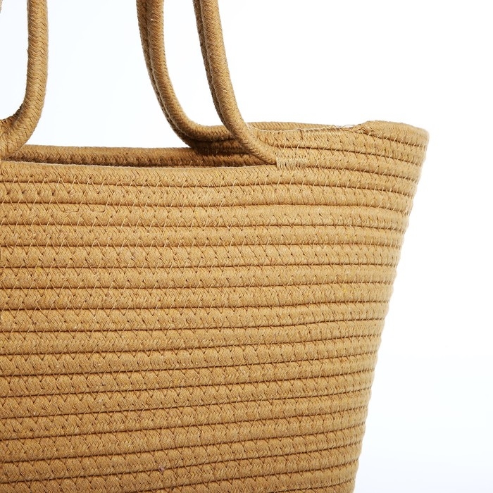 Сумка-тоут без застёжки, цвет бежевый Сумка-тоут без застёжки, цвет бежевый