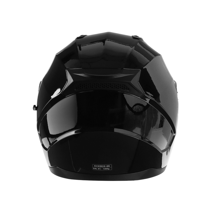 Шлем интеграл с двумя визорами, размер XXL (61), модель BLD-M67E, черный глянцевый Шлем интеграл с двумя визорами, размер XXL (61), модель BLD-M67E, черный глянцевый