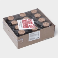 Банка стеклянная для хранения сыпучих продуктов Доляна &laquo;Парфе. Звезда&raquo;, 50 мл, 6,8&times;3,9 см,  с пробковой крышкой