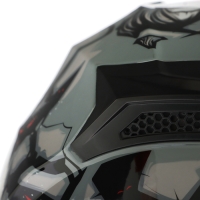 Шлем интеграл с двумя визорами, размер XL (60-61), модель BLD-M67E, черно-серый Шлем интеграл с двумя визорами, размер XL (60-61), модель BLD-M67E, черно-серый