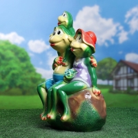 Садовая фигура "Семья лягушек" 40х31х59см большие Садовая фигура "Семья лягушек" 40х31х59см большие