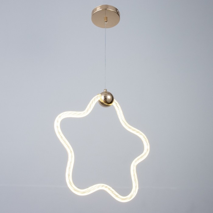 Светильник BayerLux Светильник BayerLux "Звезда" LED 37Вт золото 39х6х40-150 см