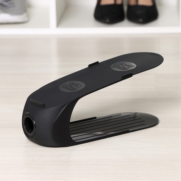 Подставка для хранения обуви, 28&times;10&times;14 см, цвет чёрный