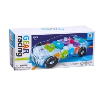 Машина &laquo;Шестерёнки&raquo;, свет и звук, работает от батареек