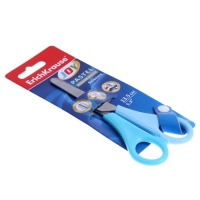 Ножницы детские ErichKrause Joy Pastel, 13.5 см, с закруглёнными концами лезвий и линейкой, блистер, МИКС