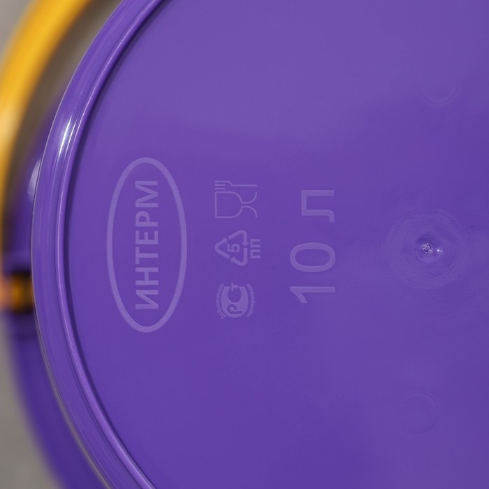 Ведро с мерной шкалой, 10 л, МИКС Ведро с мерной шкалой, 10 л, МИКС