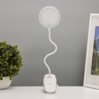 Светильник на прищепке с подставкой под телефон "Грань" 5Вт LED USB 2700-6500К белый Светильник на прищепке с подставкой под телефон "Грань" 5Вт LED USB 2700-6500К белый