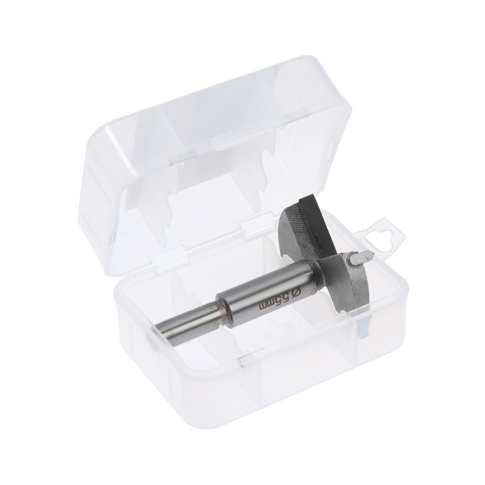 Сверло Форстнера ТУНДРА, твердосплавные пластины, цилиндрический хвостовик, 55 мм Сверло Форстнера ТУНДРА, твердосплавные пластины, цилиндрический хвостовик, 55 мм