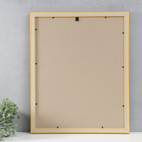 Фоторамка пластик 40х50 см, золото (пластиковый экран)