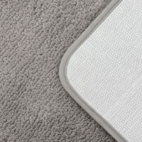 Коврик для дома Доляна &laquo;Нина&raquo;, 50&times;80 см, ворс короткий, цвет серый