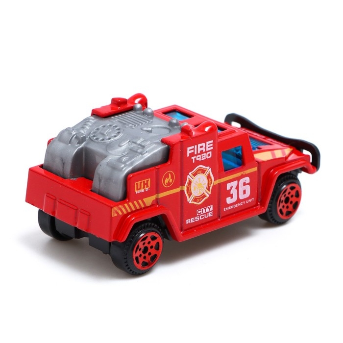 Набор металлических машин «Пожарная служба», 6 шт. Набор металлических машин «Пожарная служба», 6 шт.