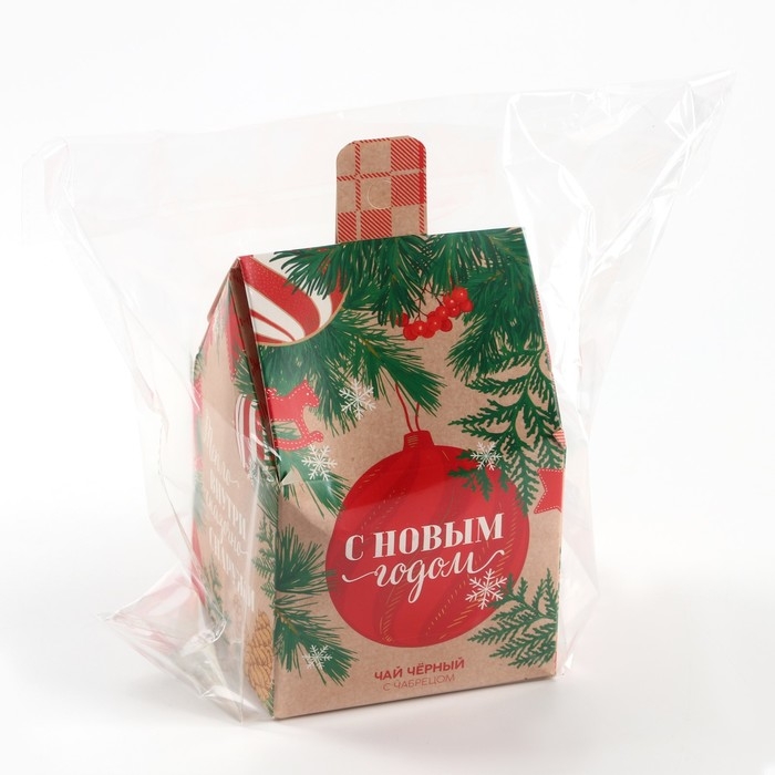 Новый год! Чай чёрный , с чабрецом в коробке-домик «Тепло внутри», 50 г. Новый год! Чай чёрный , с чабрецом в коробке-домик «Тепло внутри», 50 г.