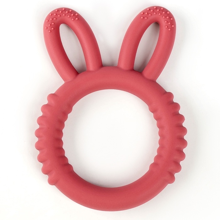 Прорезыватель силиконовый для зубов «Зайка», детский, цвета МИКС Прорезыватель силиконовый для зубов «Зайка», детский, цвета МИКС