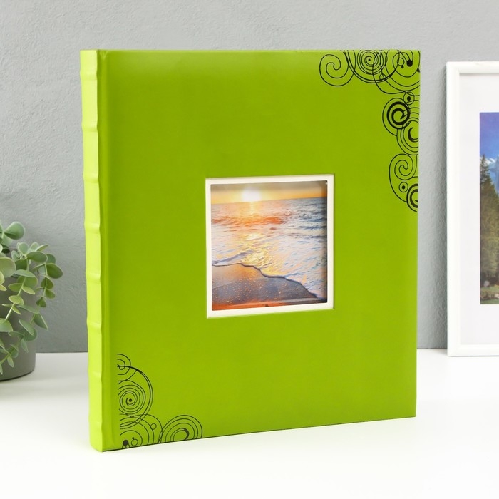 Фотоальбом 29х32 см. 30 листов, Фотоальбом 29х32 см. 30 листов, "Отдых" иск-я. кожа