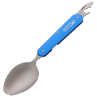 Набор столовых приборов туристический «СЛЕДОПЫТ», ложка, вилка, нож, в чехле Набор столовых приборов туристический «СЛЕДОПЫТ», ложка, вилка, нож, в чехле