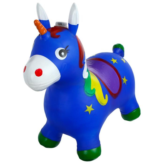 Попрыгун ZABIAKA &laquo;Единорог&raquo;, 68х28х57 см, 1400 г, цвет МИКС