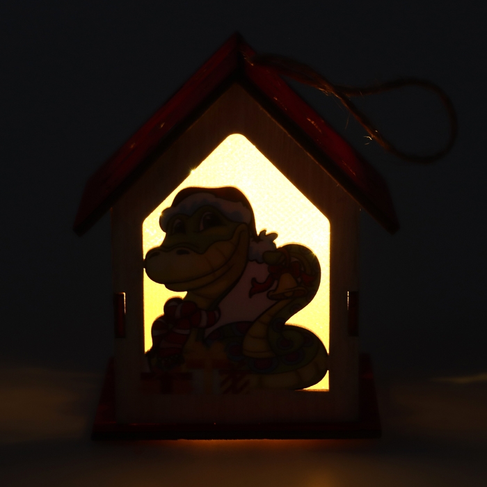 Декор с подсветкой «Сказочный дом», 6,5 × 6,5 × 8,5 см Декор с подсветкой «Сказочный дом», 6,5 × 6,5 × 8,5 см