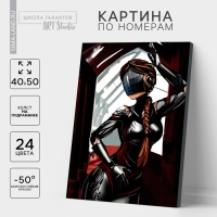 Картина по номерам на холсте с подрамником &laquo;Пластичная балерина&raquo;&lrm;, 40 х 50 см