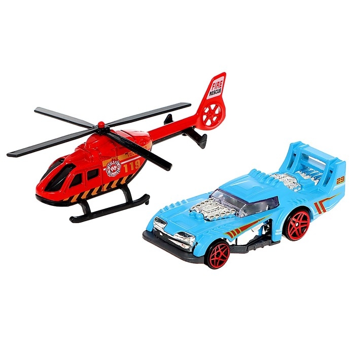 Парковка &laquo;Пожарный участок&raquo;, свет, звук, стреляет водой