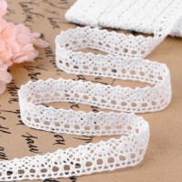 Кружево вязаное, 15 мм × 15 ± 1 м, цвет белый Кружево вязаное, 15 мм × 15 ± 1 м, цвет белый