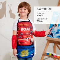 Фартук с нарукавниками детский &laquo;Тачки&raquo;, 49х39 см