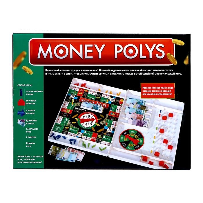 Настольная экономическая игра Money Polys &laquo;Играют все&raquo;, 2-4 игрока, 7+