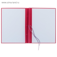 Папка "Выпускная квалификационная работа" бумвинил, гребешки/сутаж, без бумаги, цвет красный (вместимость до 300 листов) Папка "Выпускная квалификационная работа" бумвинил, гребешки/сутаж, без бумаги, цвет красный (вместимость до 300 листов)
