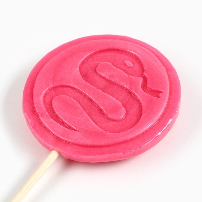 Новый год! Леденец на палочке &laquo;Талисман удачи&raquo;, вкус малина со сливками, 30 г